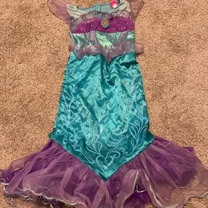 Disney Ariel costume dress, size 4-6